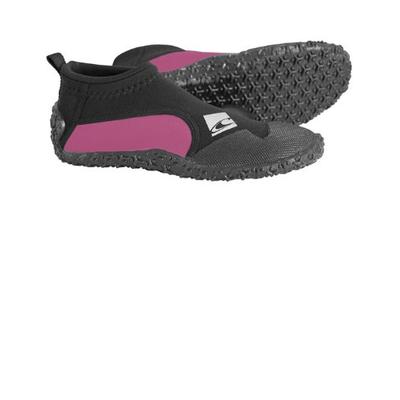 O'Neill Youth Reactor 2 2mm Reef Booties, Black/Pink, Small