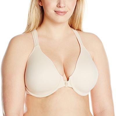 Leading Lady Front Closure Racer Back Underwire Bra, Nude, 46A