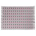 Black/Gray 54 x 4 in Area Rug - East Urban Home Shifted Arrows Pink/Black/Gray Area Rug Chenille | 54 W x 4 D in | Wayfair