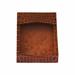 Williston Forge Reeder Cognac Memo Pad Holder Leather in Brown | 7.5 H x 5 W x 1.75 D in | Wayfair 079B6C286A544D589A183C67E9121073