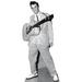 Star Cutouts Elvis w/ Guitar Around Neck Cardboard Standup | 70 H x 32 W x 1 D in | Wayfair SC237