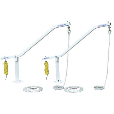 Dock Edge Side Mooring Arms and Wake Watcher Mooring System Lines and Hardware, 3500-Pound