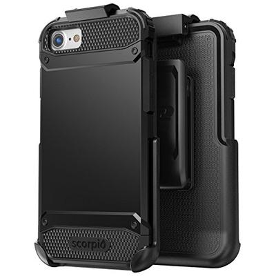 Encased Scorpio R7 Compatible to iPhone 7 Plus (5.5") Belt Clip Case, Premium Tough Protection w/Hol