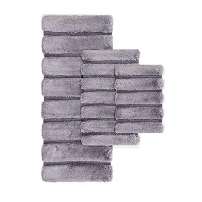 Madison Park Tufted Pearl Channel Rug Grey 21x34
