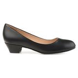 Brinley Co. Womens Soren Classic Faux Leather Comfort-Sole Heels Black, 12 Regular US screenshot. Shoes directory of Clothing & Accessories.