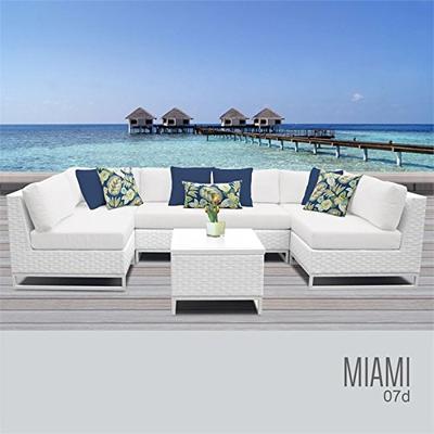 TK Classics MIAMI-07d-WHITE Miami Seating Patio Furniture, Sail White