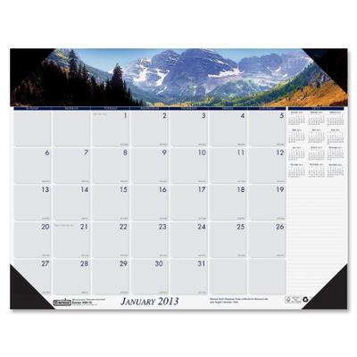 House of Doolittle Earthscapes Photographic Monthly Desk Pad Calendar, Coastlines, January-December,