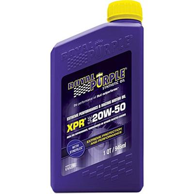 Royal Purple 01051 XPR 20W-50 Ultra-light Extreme Performance Synthetic Racing Motor Oil - 1 qt.