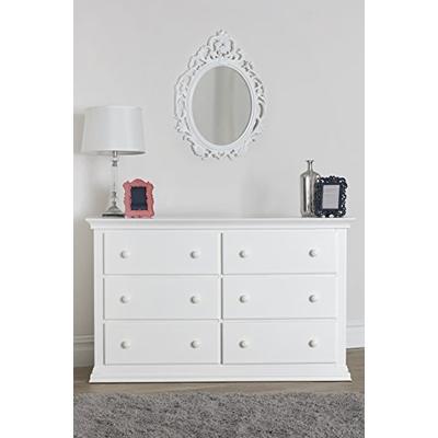 Suite Bebe Riley 6 Drawer Double Dresser, White