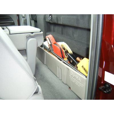 DU-HA Behind-the-Seat Storage Fits 00-07 Ford F-250 thru F-550 Super Duty Crew Cab & Regular Cab, Bl