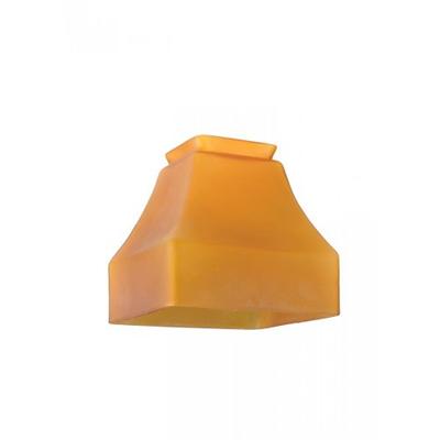 Meyda Tiffany 101510 Shade, 5 sq. in. in, Frosted Amber