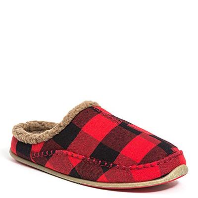 Deer Stags Men's Nordic Slipper Red/Black 12 EEE US W (3E)