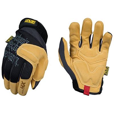 Mechanix Wear - Material4X Padded Palm Work Gloves (Medium, Brown/Black)