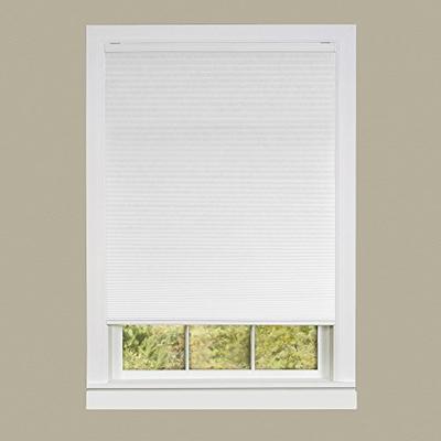 Achim Home Furnishings Honeycomb Pleated Cordless Window Shade, 23 by 64-Inch, White