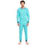 Leveret Men's Sharks 2 Piece Pajama Set 100% Cotton (Medium) screenshot. Underwear directory of Clothing & Accessories.