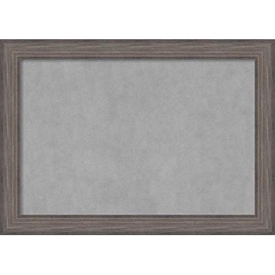 Framed Magnetic Board Extra Large, Country Barnwood: Outer Size 41 x 29"
