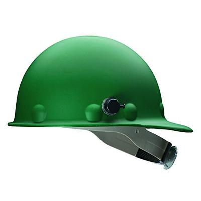 Fibre-Metal by Honeywell P2AQRW74A000 Super Eight Fiber Glass Cap Style Ratchet Hard Hat with Quick-