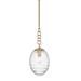 Hudson Valley Lighting Venice 8 Inch Mini Pendant - 4908-AGB