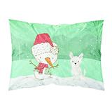 Caroline's Treasures Westie Terrier Snowman Christmas Fabric Standard Pillowcase Multicolor screenshot. Pillowcases & Pillow Shams directory of Bedding.