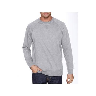 N9000 Next Level Unisex French Terry Raglan Crew-Heather Gray-X-Large