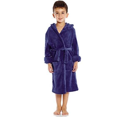 Leveret Kids Fleece Sleep Robe Royal Blue Size 2 Years