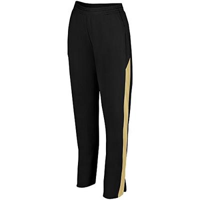 Augusta Sportswear Women's Medalist Pant 2.0 S Black/Vegas Gold