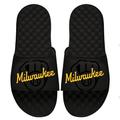 Milwaukee Brewers ISlide MLB Tonal Pop Slide Sandals - Black