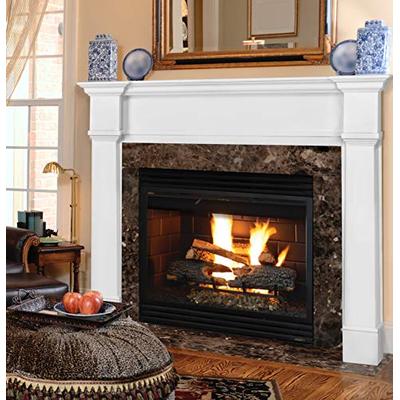 Pearl Mantels 550-48 Richmond Fireplace Mantel Surround, 48-Inch, White