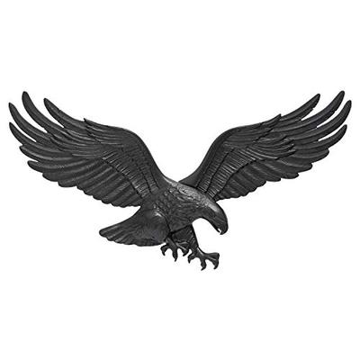 Whitehall Products Decorative Wall Eagle, 29-Inch, Black