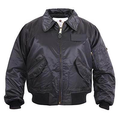 Rothco CWU-45P Flight Jacket, S, Black