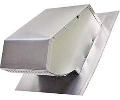 Range Hood Roof Cap, Mill Finish, Up to 7" Round