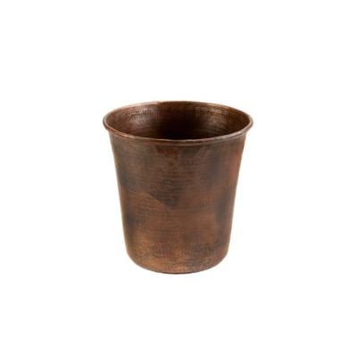 Premier Copper Products TC11DB Hand Hammered Copper Trash Can, Oil Rubbed Bronze