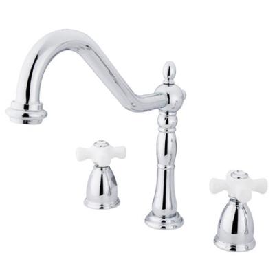 Kingston Brass KB1791PXLS Heritage 8-Inch Centerset Kitchen Faucet, Polished Chrome