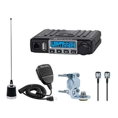 Midland - MXT115VP3, MicroMobile Bundle Kit - 15 Watt GMRS Two-Way Radio with 8 Repeater Channels, 1