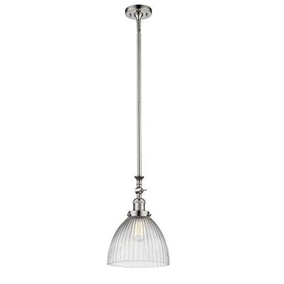 Innovations 206-PN-G222-LED 1 Light Vintage Dimmable LED Pendant Polished Nickel