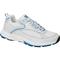 Drew Shoe Athena Women's Therapeutic Diabetic Extra Depth Shoe: White/Blue Leather/Mesh 10.5 Wide (D