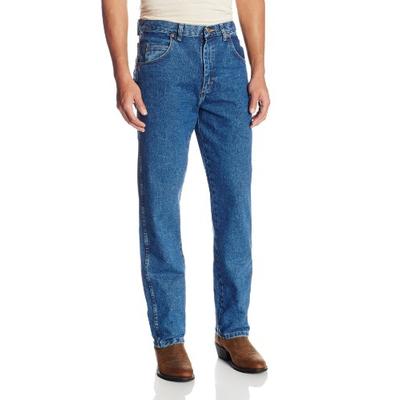 Wrangler Men's Big Rugged Wear Relaxed Fit Jean ,Antique Indigo,58W x 32L