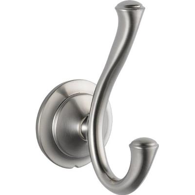 Delta Faucet 79435-SS Linden Double Robe Hook, Brilliance Stainless Steel