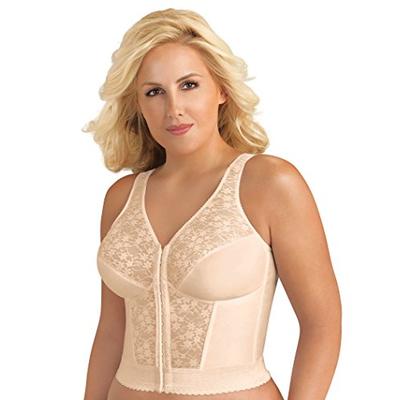 Exquisite Form 5107565 Fully Women's Original Longline Lace Posture Bra, Rose Beige, 38C