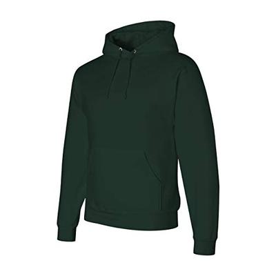 Jerzees mens 9.5 oz. 50/50 Super Sweats NuBlend Fleece Pullover Hood(4997)-FOREST GREEN-M