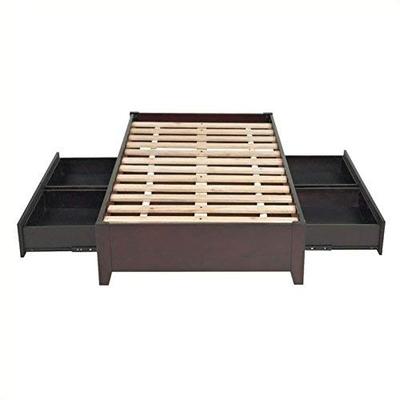 Modus Furniture SP23D5 Simple Platform Storage Bed Queen Espresso