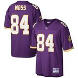 Men's Mitchell & Ness Randy Moss Purple Minnesota Vikings Big Tall 1998 Retired Player Replica Jersey