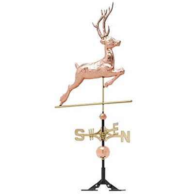 Whitehall Products Copper Deer Weathervane, Polished