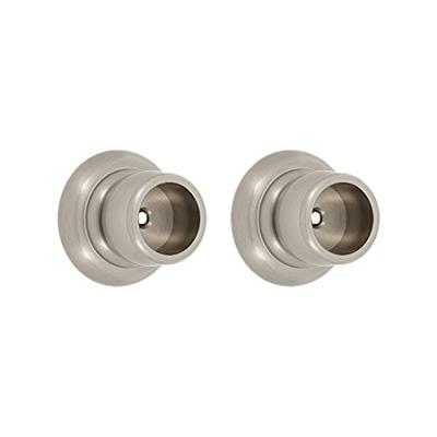 Alno A6746-SN Transitional Charlie's Collection Shower Rod Brackets, 2", Satin Nickel