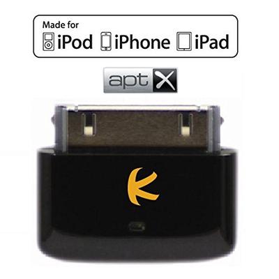 KOKKIA i10s + aptX (Luxurious Black) Tiny Bluetooth iPod Transmitter for iPod/iPhone/iPad with Apple