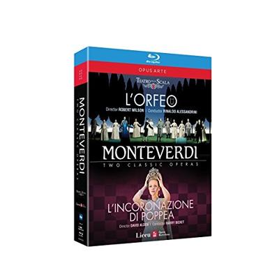 Monteverdi Box Set: L'Orfeo - L'incoronazione di Poppea [Blu-ray]