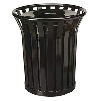 RCPMT32PLBK - Rubbermaid Commercial Americana Steel Waste Receptacle