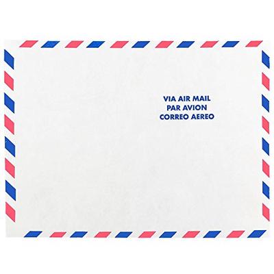 JAM PAPER Tyvek Tear-Proof Open End Catalog Envelopes - 9 x 12 - White Airmail - 1000/Pack