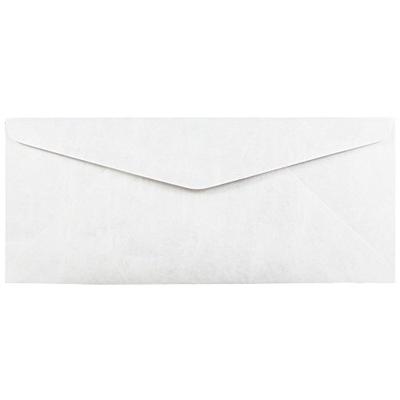JAM PAPER #14 Tyvek Tear-Proof Envelopes - 5 x 11 1/2 - White - 50/Pack