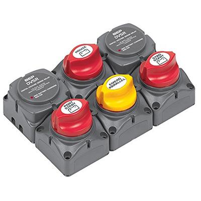 BEP Battery Distribution Cluster for Twin Outboard Engine with Three Battery Banks
